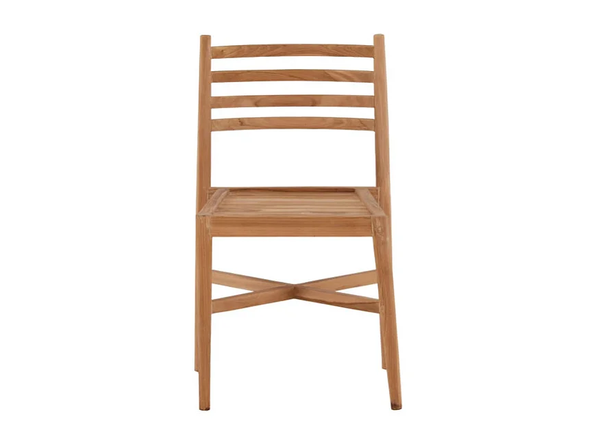 Chaise de Jardin en Teck "Kenya" 80cm Naturel