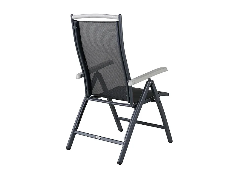 Albany tuinstoel 5 pos. instelbaar zwart.