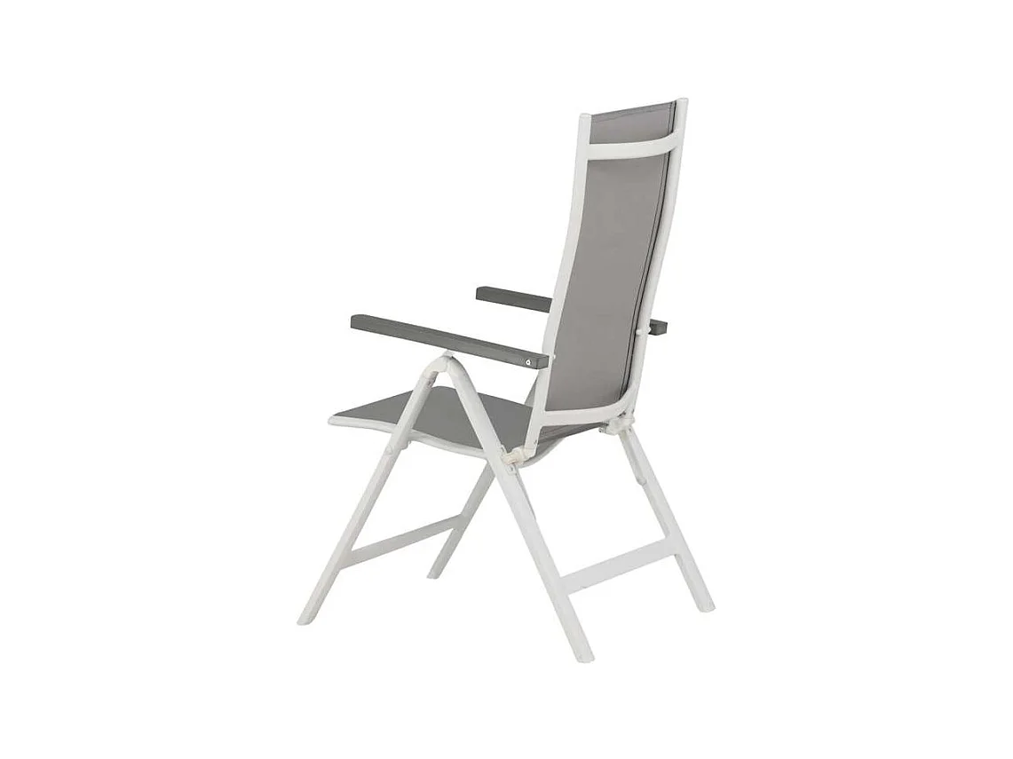 Albany Chaise de jardin réglable, gris.