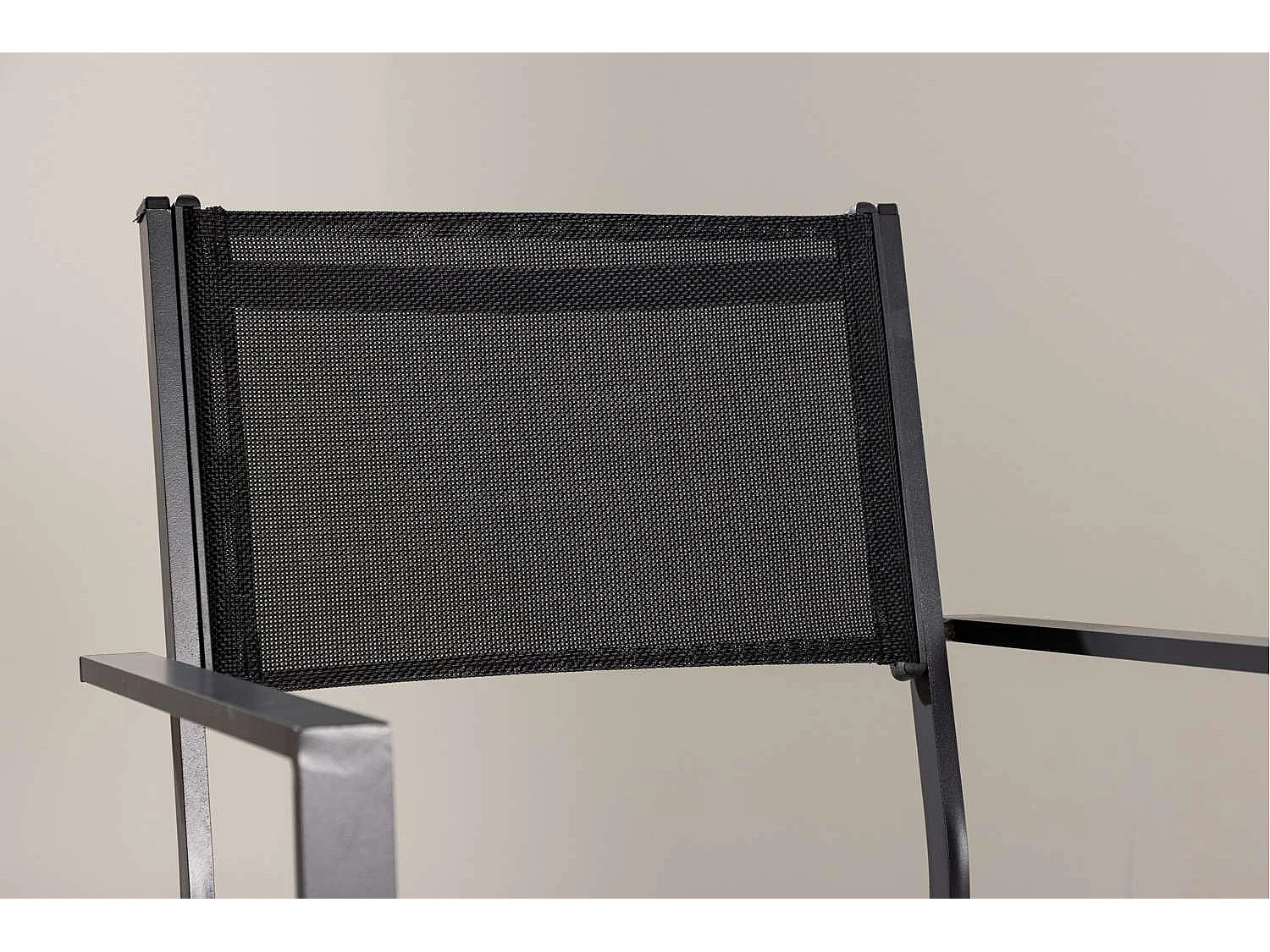 Copacabana tuinstoel stapelbaar zwart.