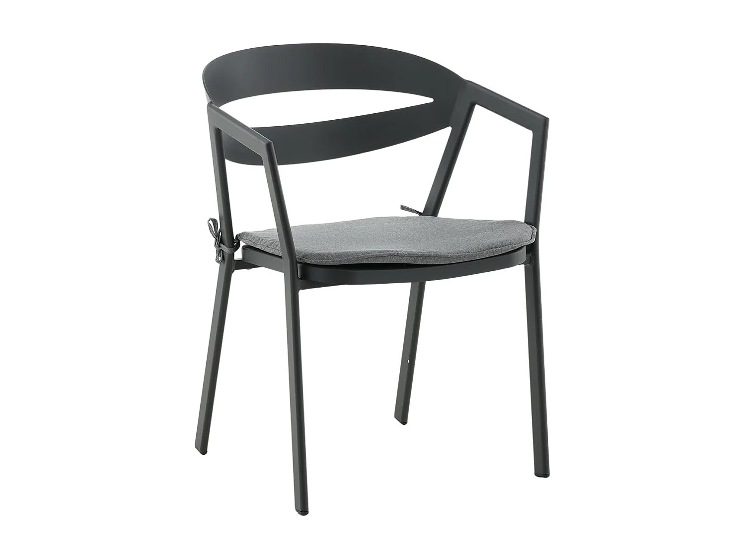 Chaise de Jardin Design "Split" 76cm Noir