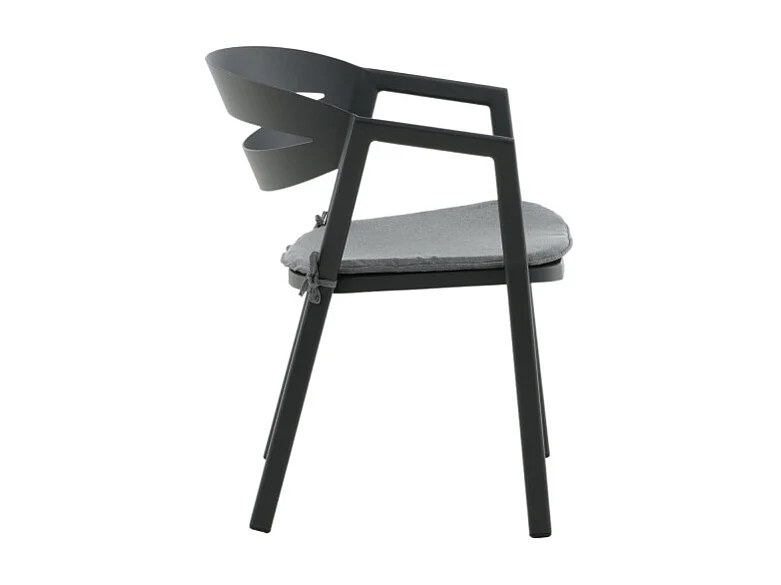 Chaise de Jardin Design "Split" 76cm Noir