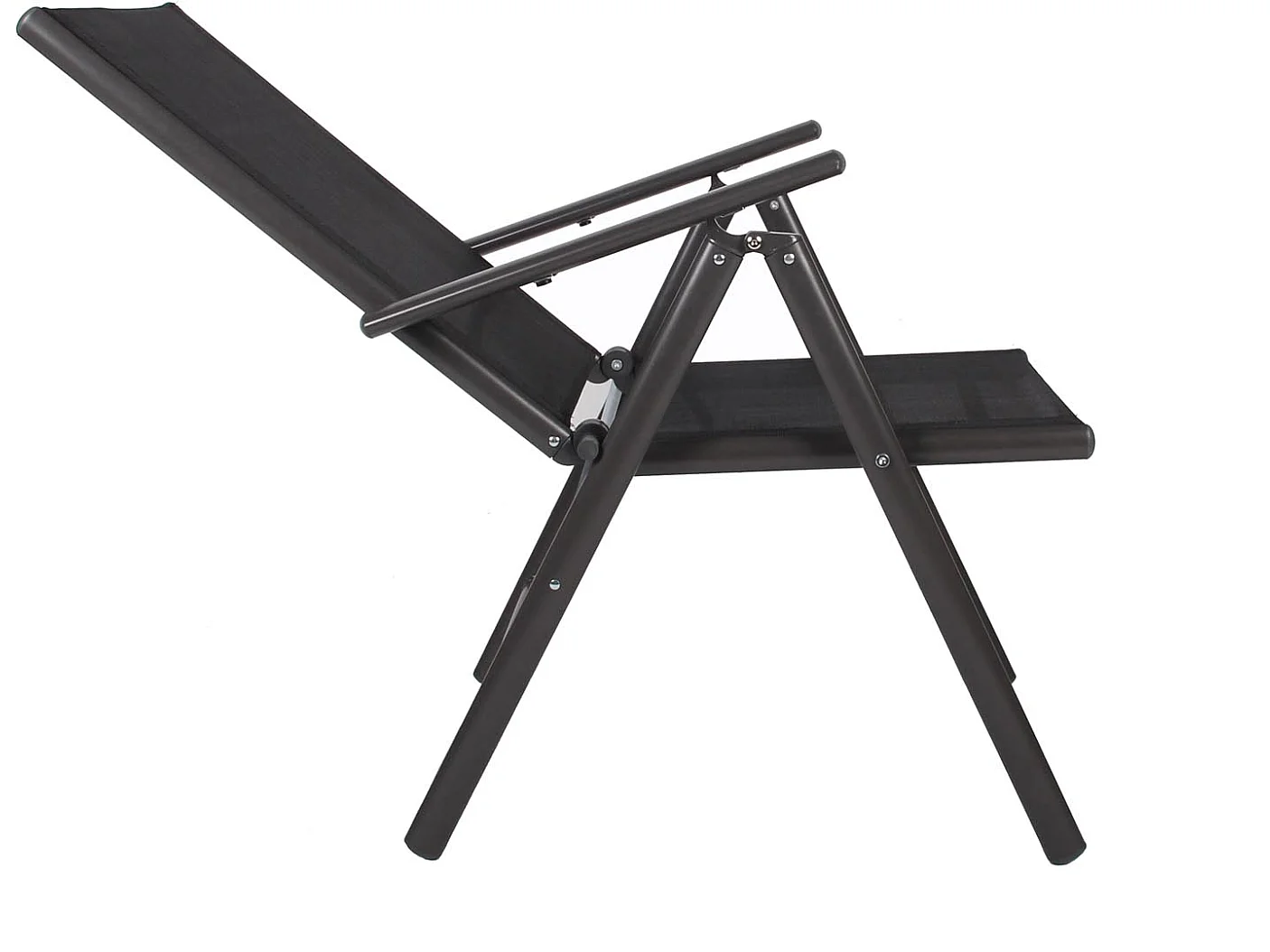 Cadeira de jardim Miami Antracite A. 105 x L. 56 x P. 65 cm