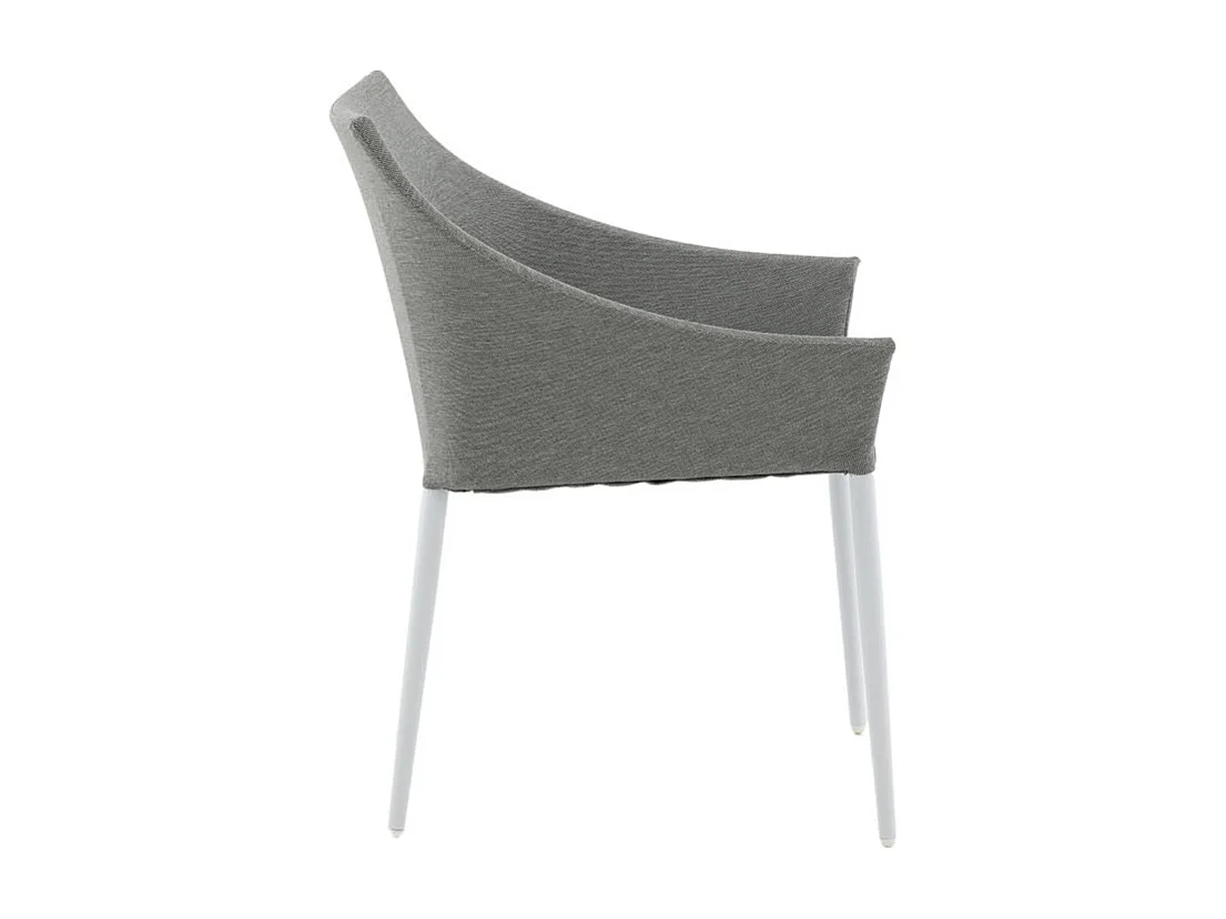 Spoga Chaise de jardin, blanc, gris.