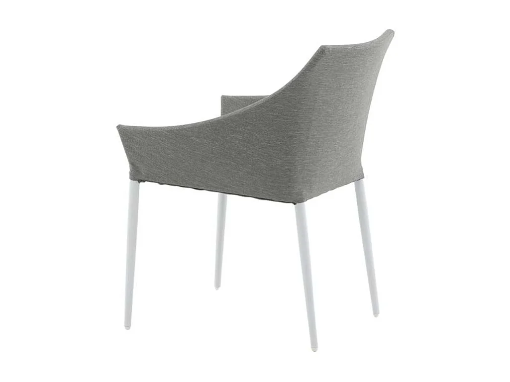 Spoga Chaise de jardin, blanc, gris.