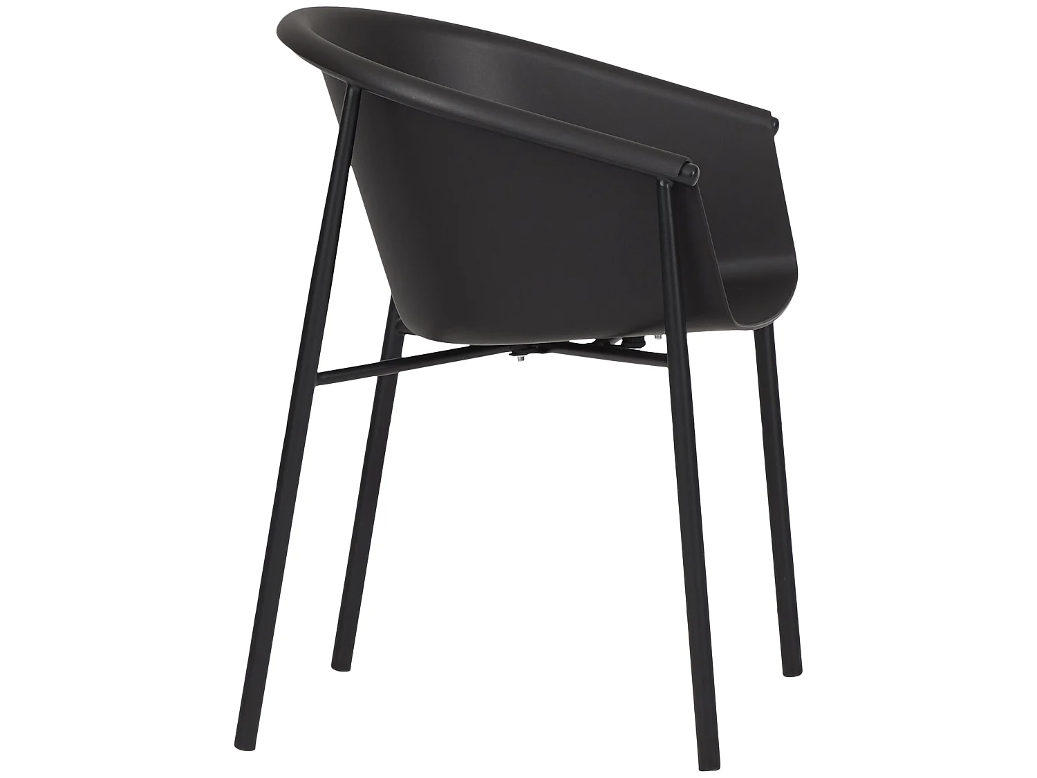 Camilla tuinstoel zwart.