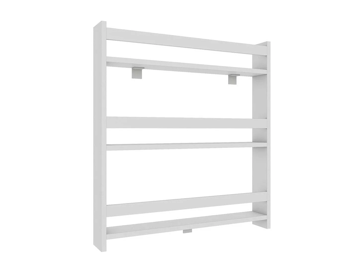 Kidos étagère pour chambre d'enfant accroché au mur 3 tablettes blanc.