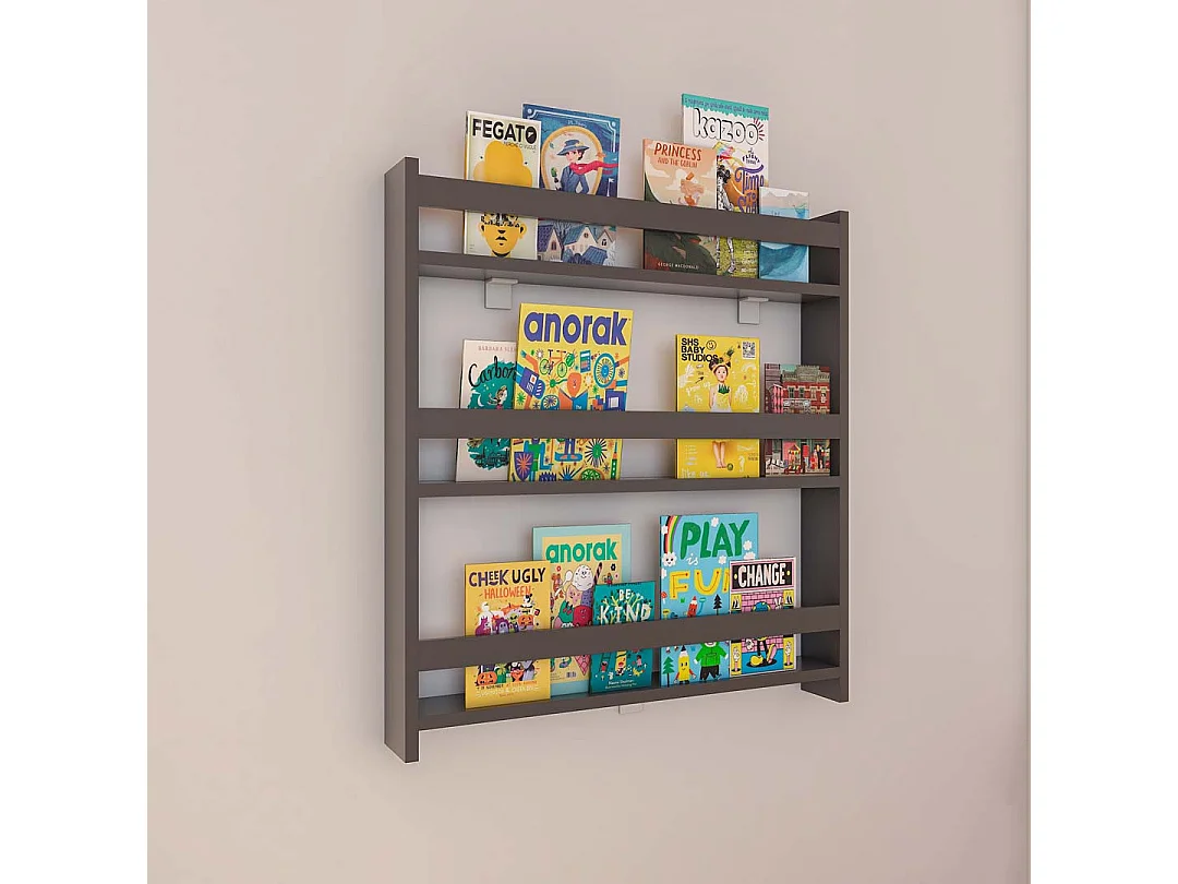 Wall Rack Kidos Anthracite H. 80 x W. 70 x D. 10 cm