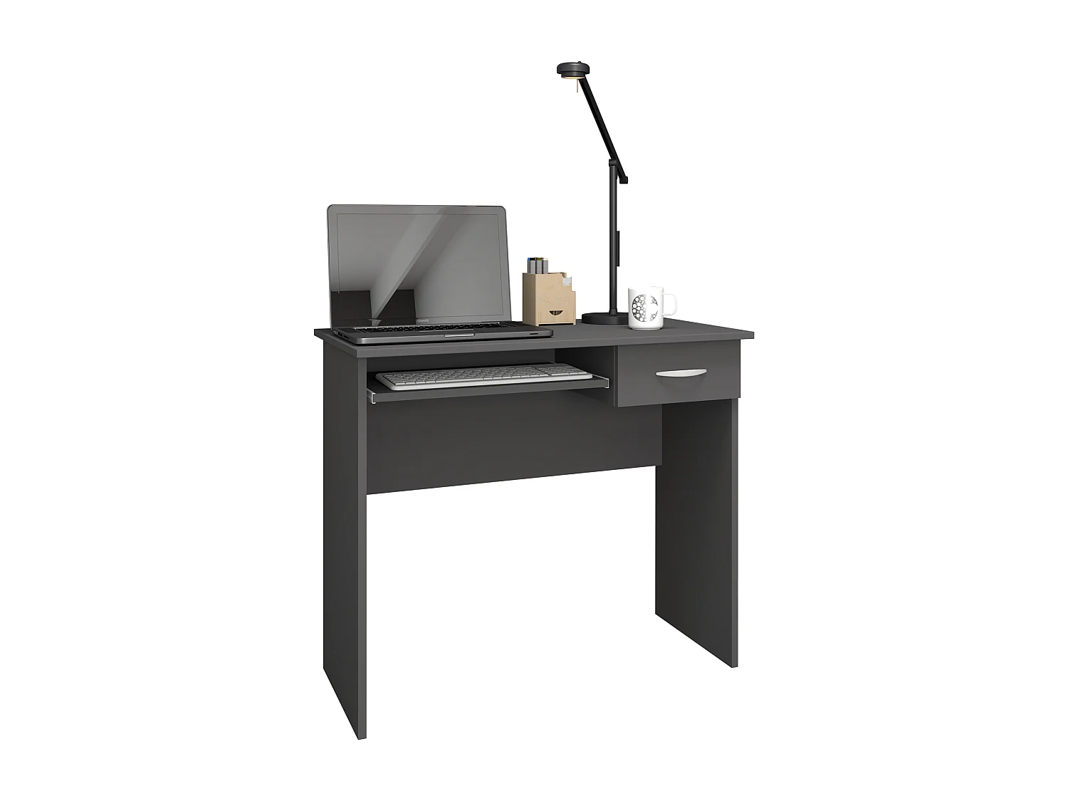 Desk Arusa Anthracite H. 75 x W. 85 x D. 50 cm