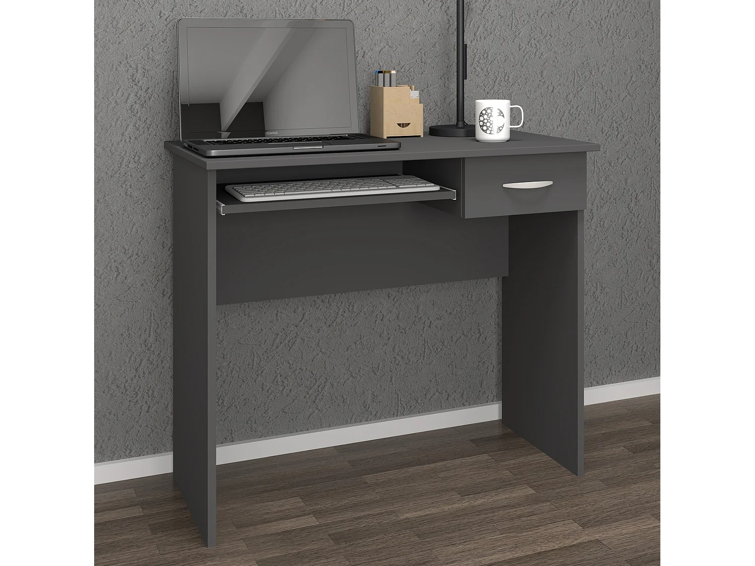 Desk Arusa Anthracite H. 75 x W. 85 x D. 50 cm