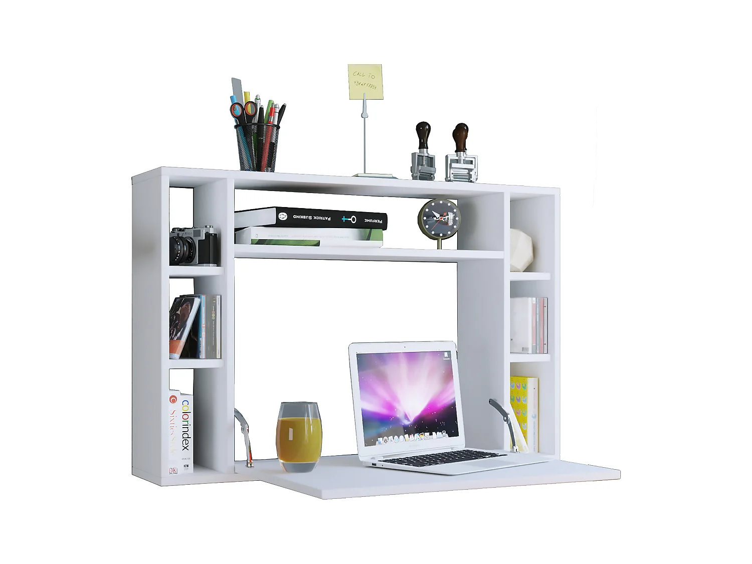 Desk Wandila White H. 60 x W. 90 x D. 20 cm
