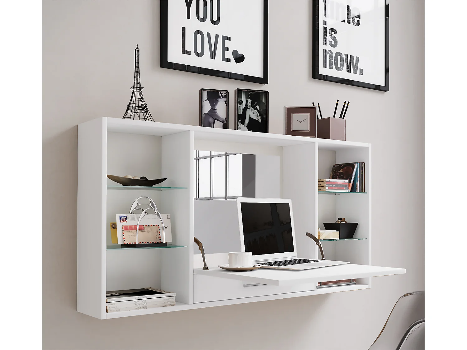 Lustro ścienne do toaletki Teala