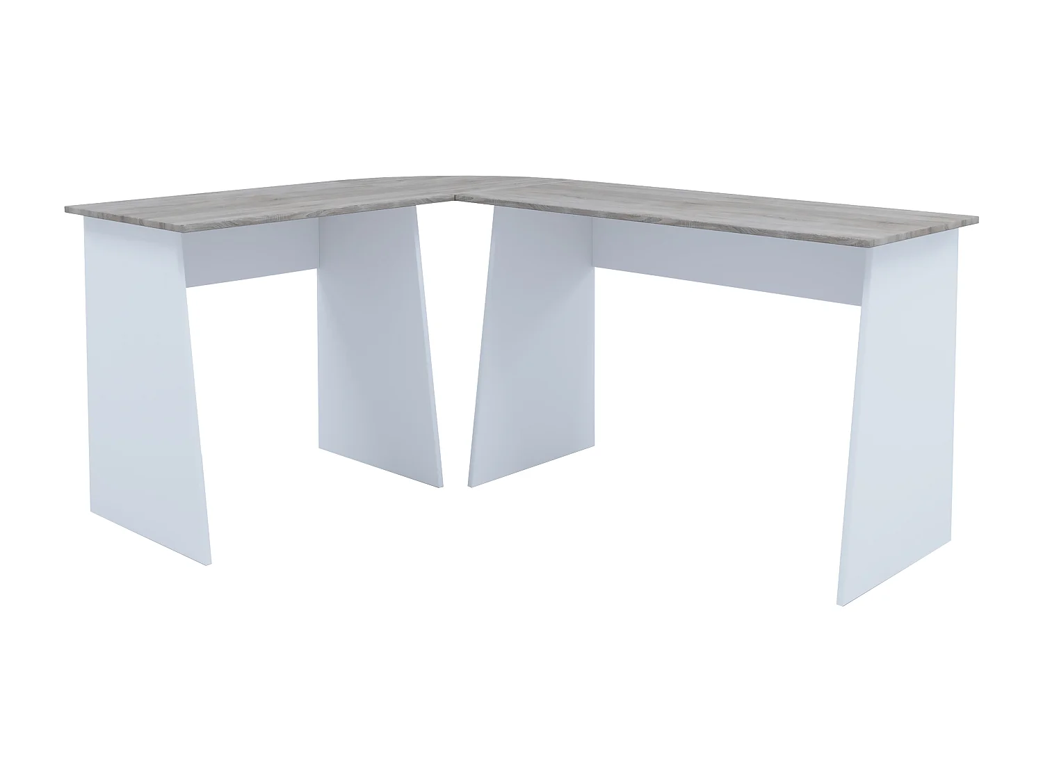 Drewno narożny stół kątowy Masola