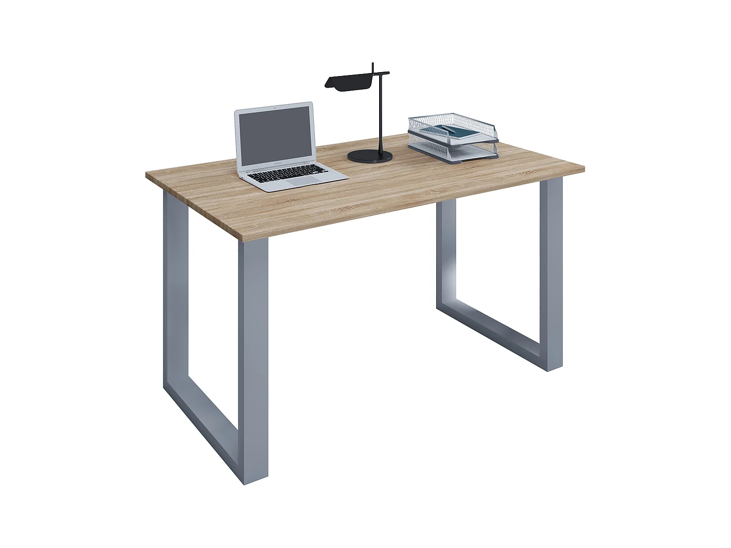Desk Lona Silver / Sonoma oak H. 76 x W. 110 x D. 50 cm