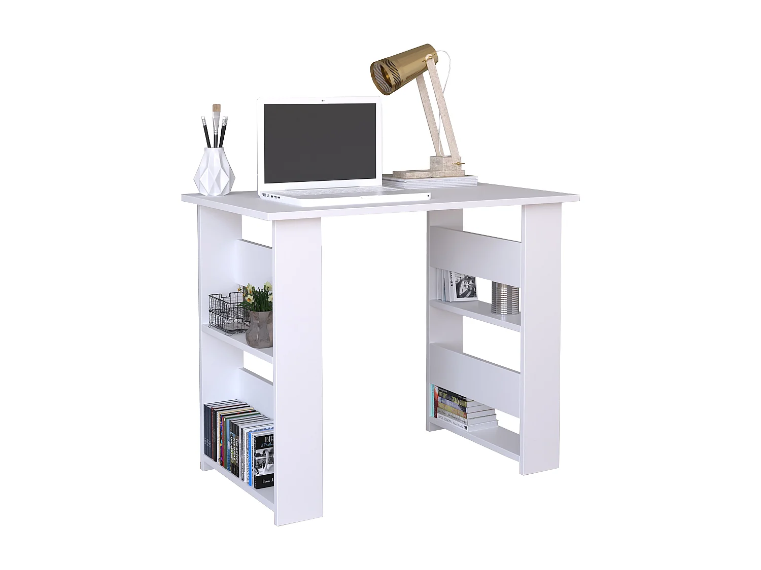 Desk Efilo White H. 74 x W. 90 x D. 56 cm