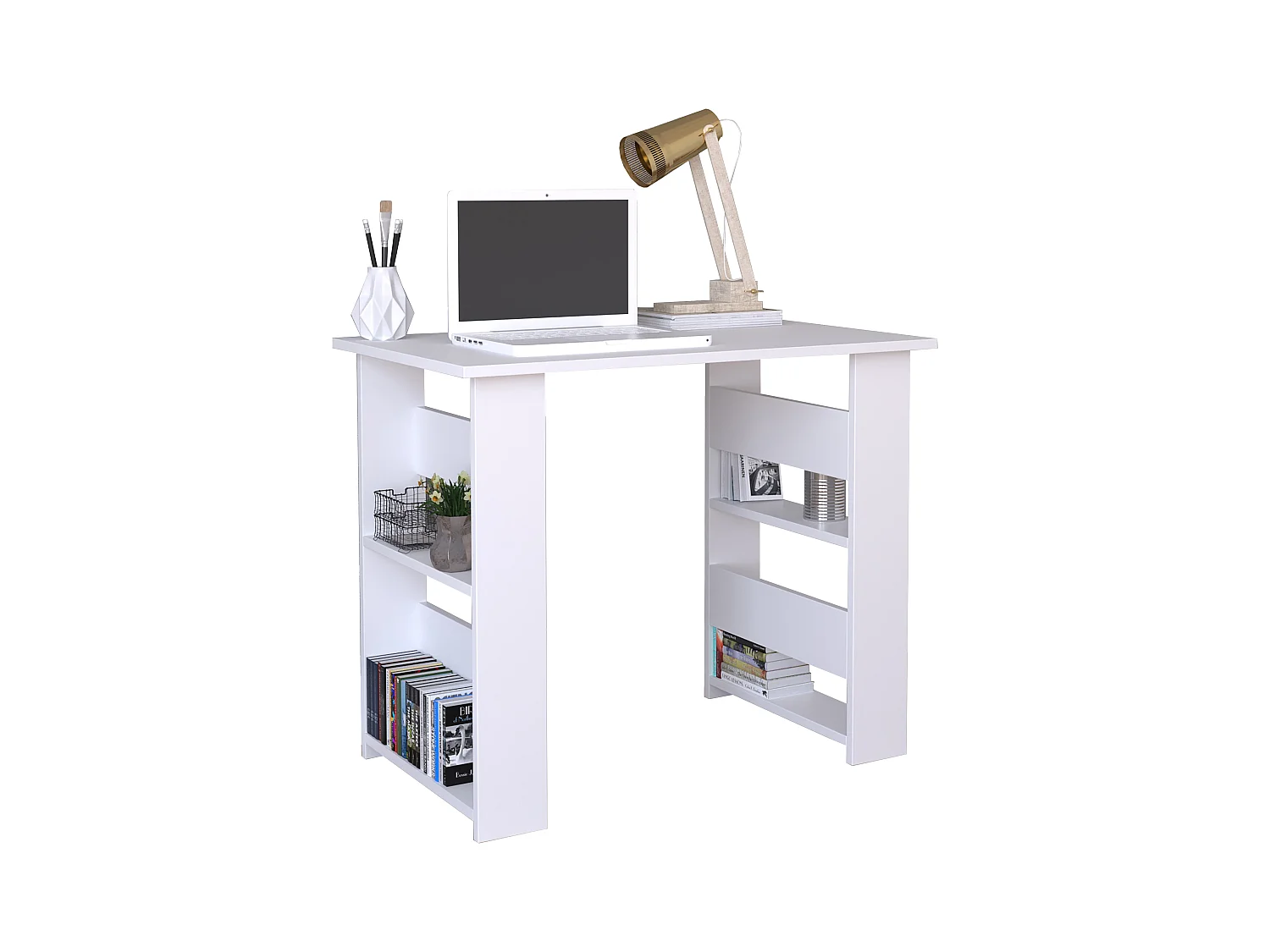Houten bureau computer tafel Efilo