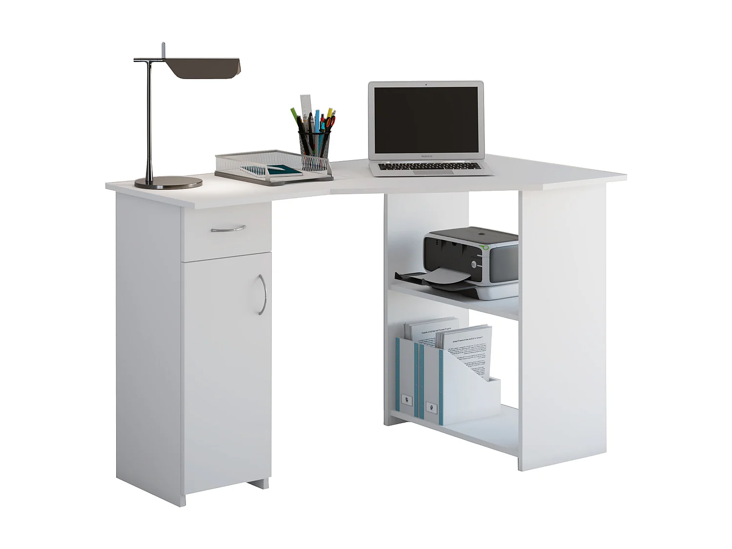 Desk Linzia White H. 76 x W. 118 x D. 77 cm