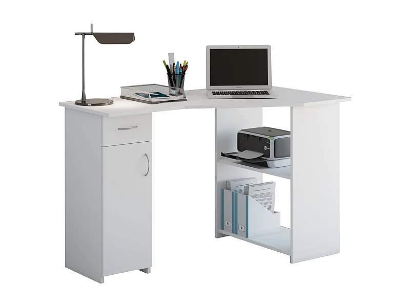 Desk Linzia White H. 76 x W. 118 x D. 77 cm