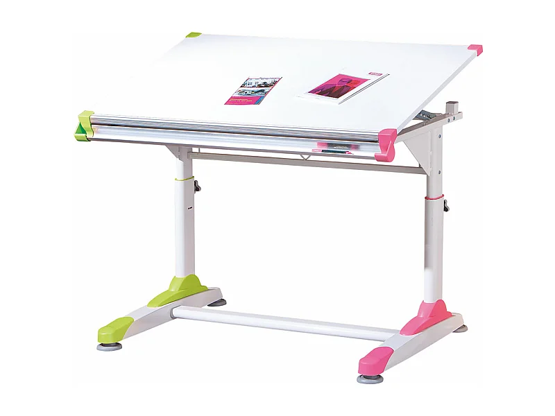 Color Schreibtisch Weiss.