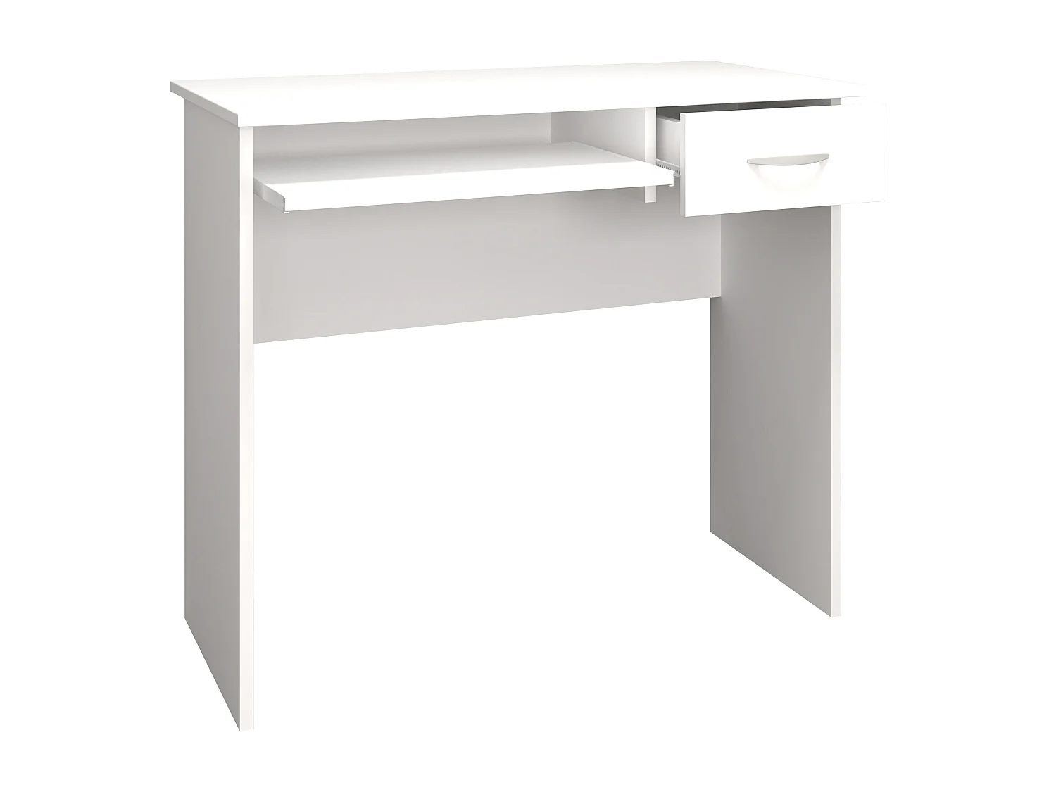 Desk Arusa White H. 75 x W. 85 x D. 50 cm