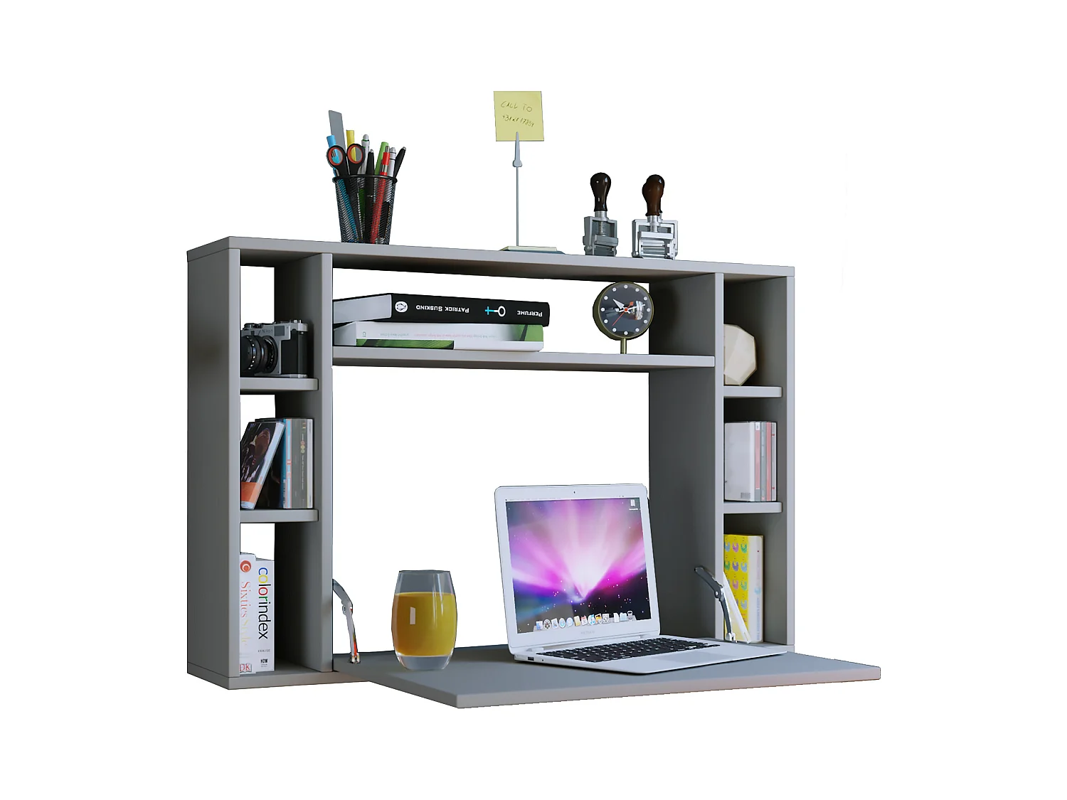 Desk Wandila Gray H. 60 x W. 90 x D. 20 cm
