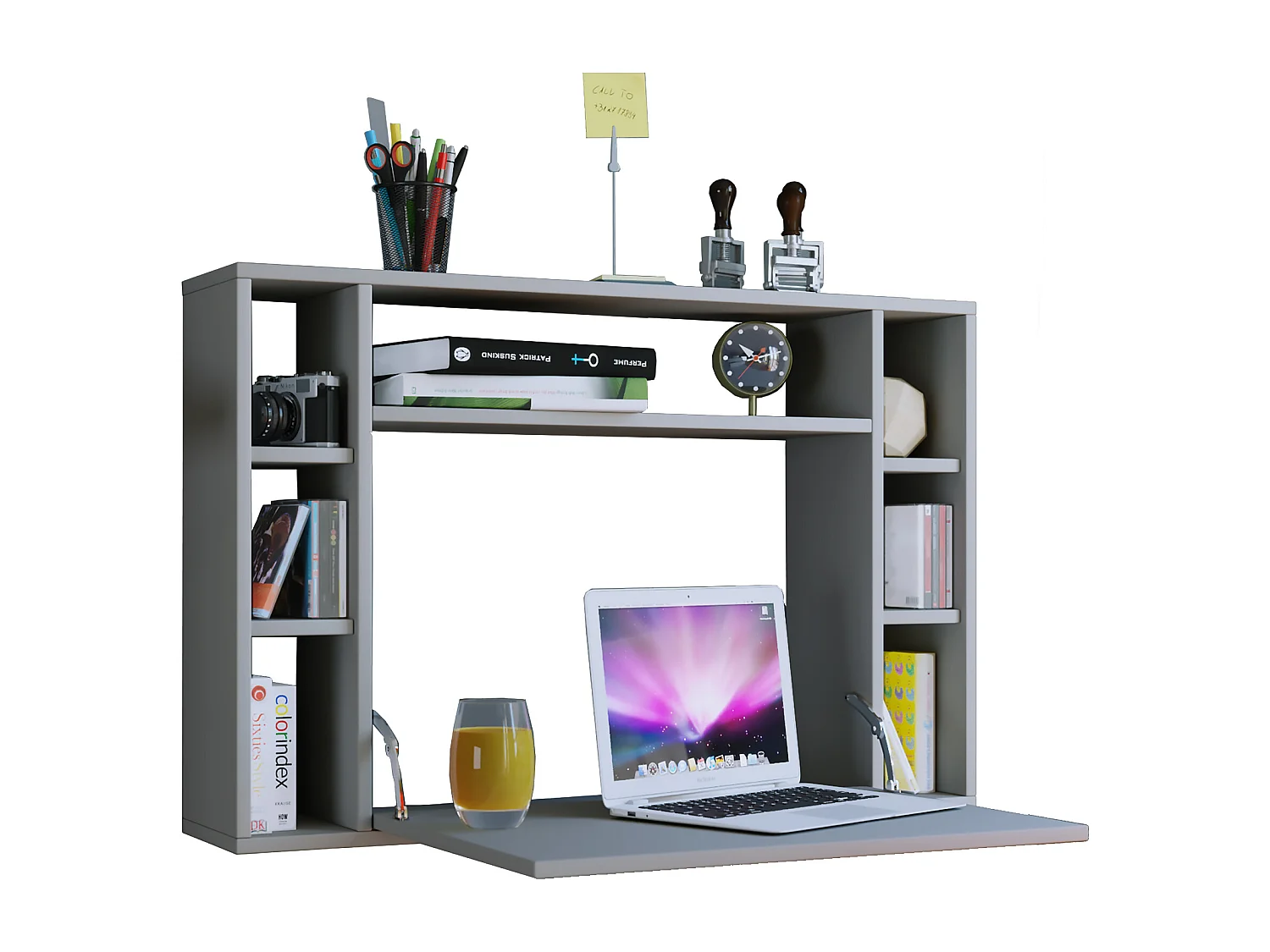 Desk Wandila Gray H. 60 x W. 90 x D. 20 cm