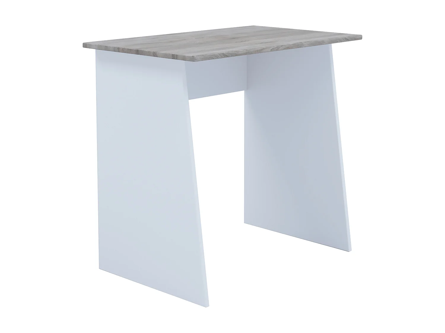 Desk Masola White / Sonoma oak H. 74 x W. 80 x D. 50 cm