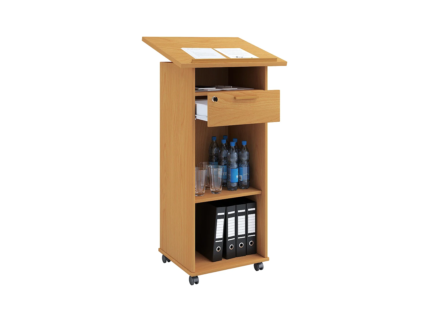 Rotoli per diffusori da scrivania in legno Melta
