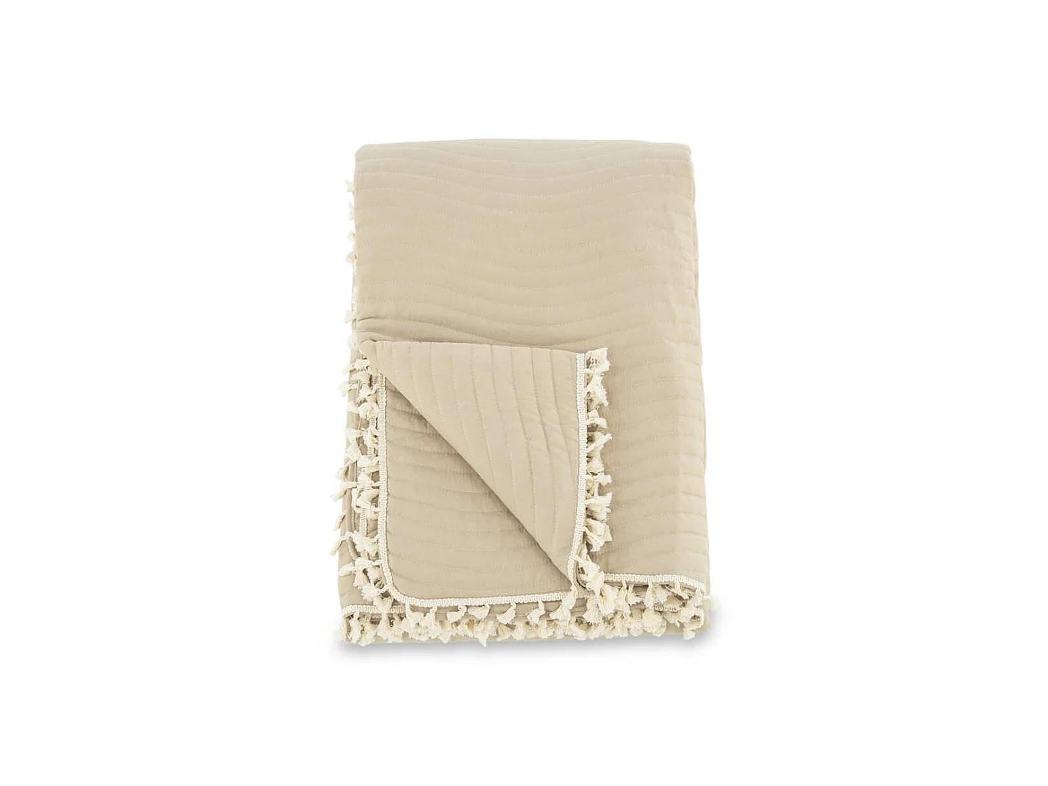 Lias Tagesdecke 180x260cm beige, offwhite.