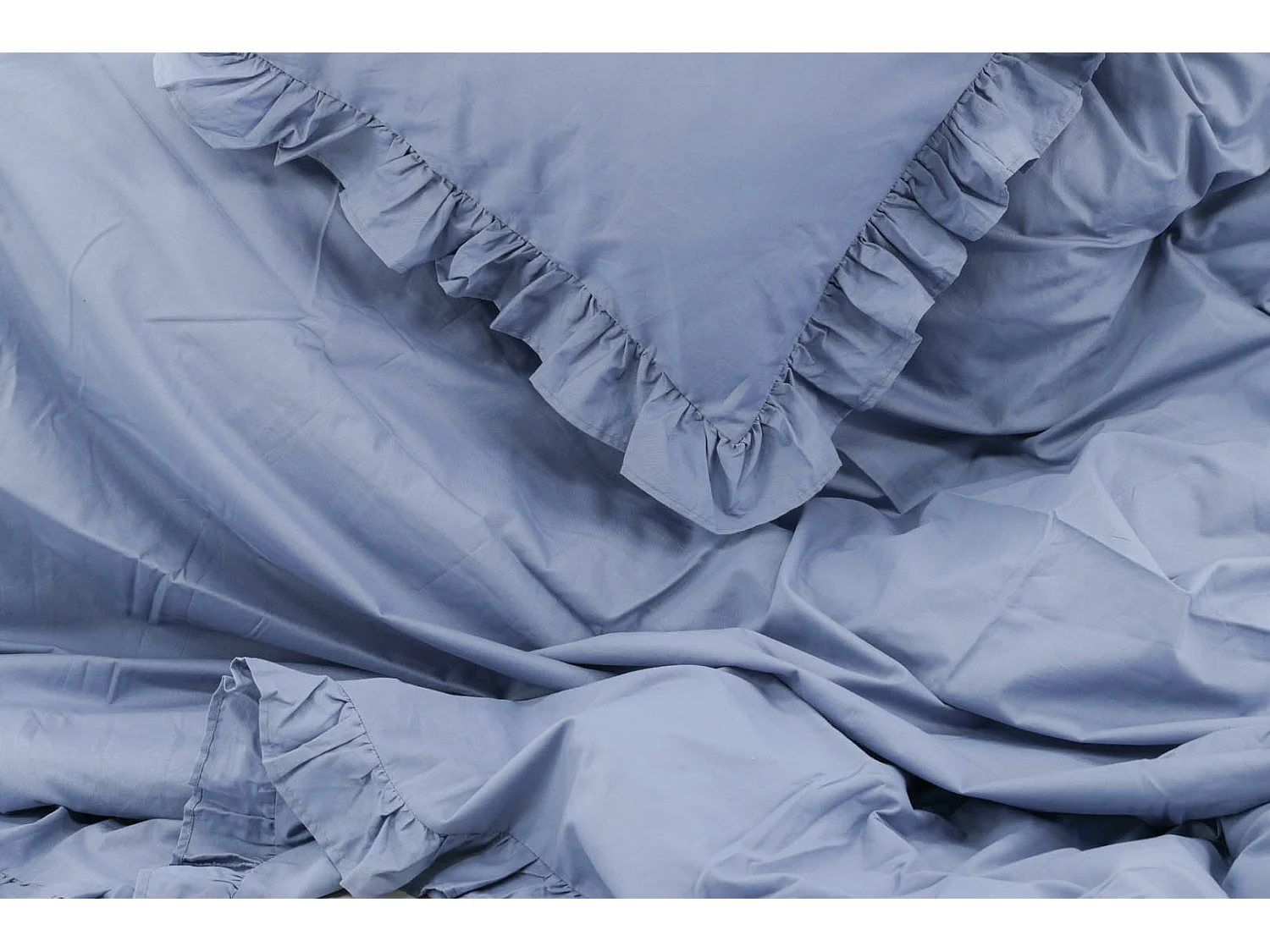 Levi parure de lit 1 ensembles 200x150cm bleu.