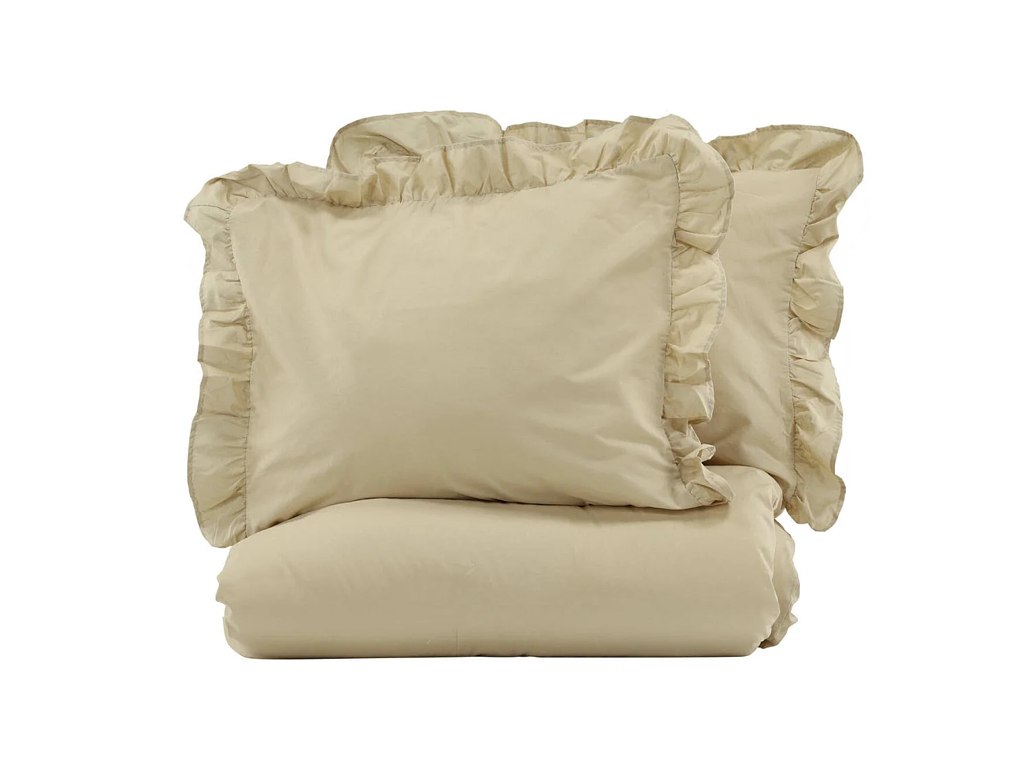 Levi parure de lit 1 ensembles 220x240cm jaune clair.