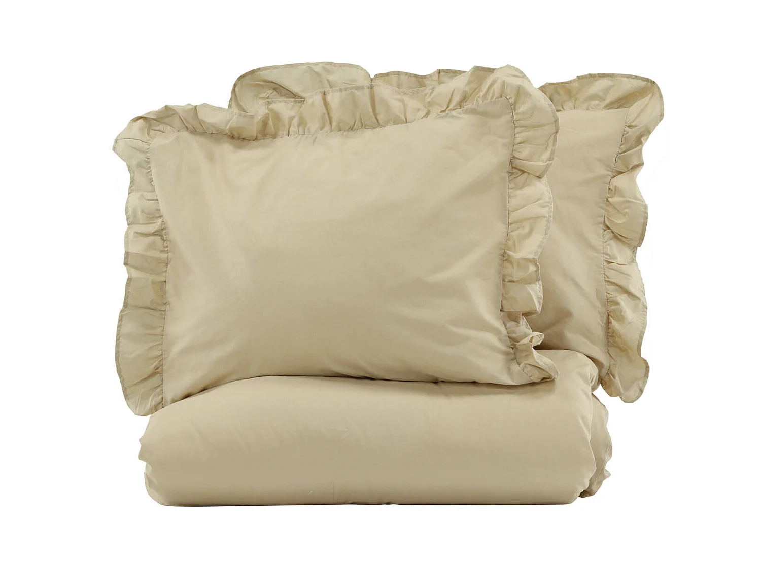 Levi parure de lit 1 ensembles 220x240cm jaune clair.