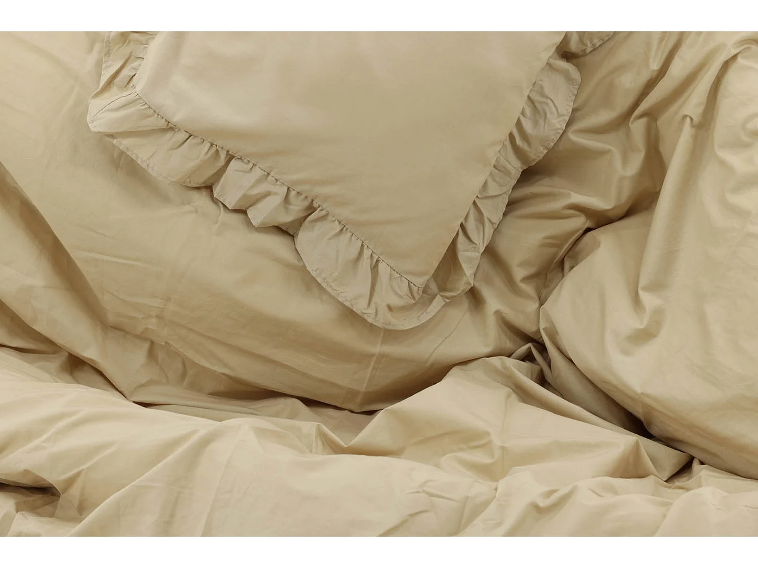 Levi parure de lit 1 ensembles 220x240cm jaune clair.