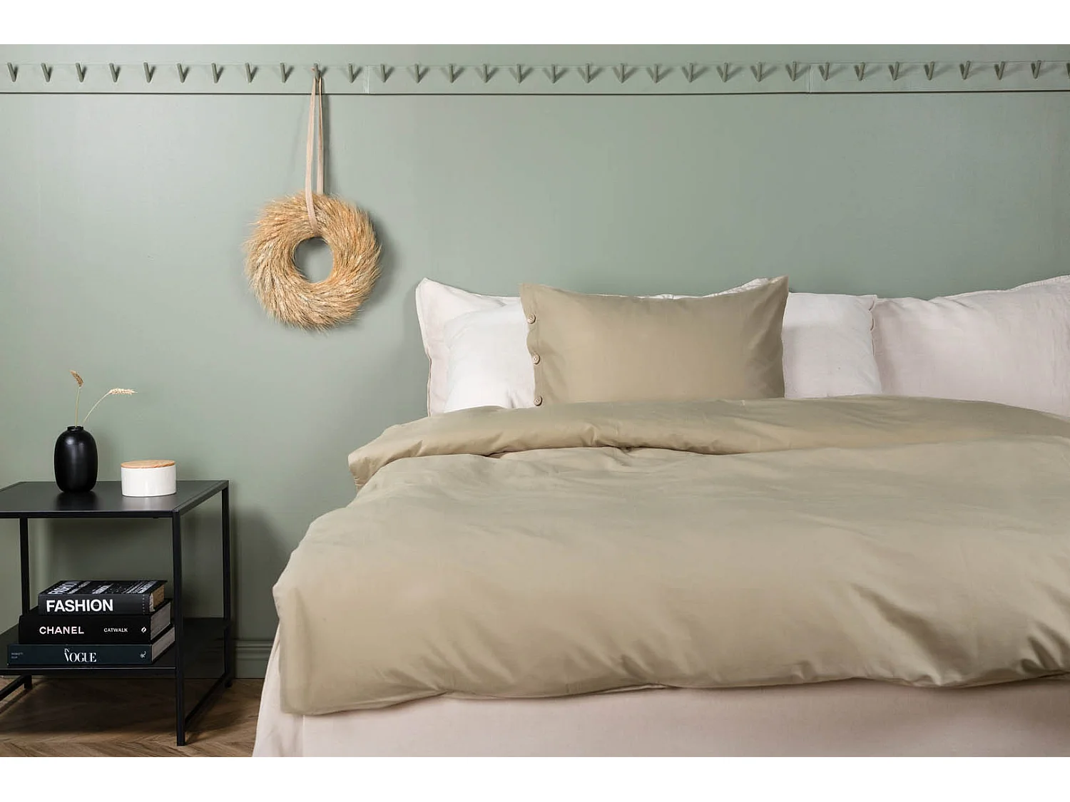 Joar bedset 1 set 200x150cm beige.