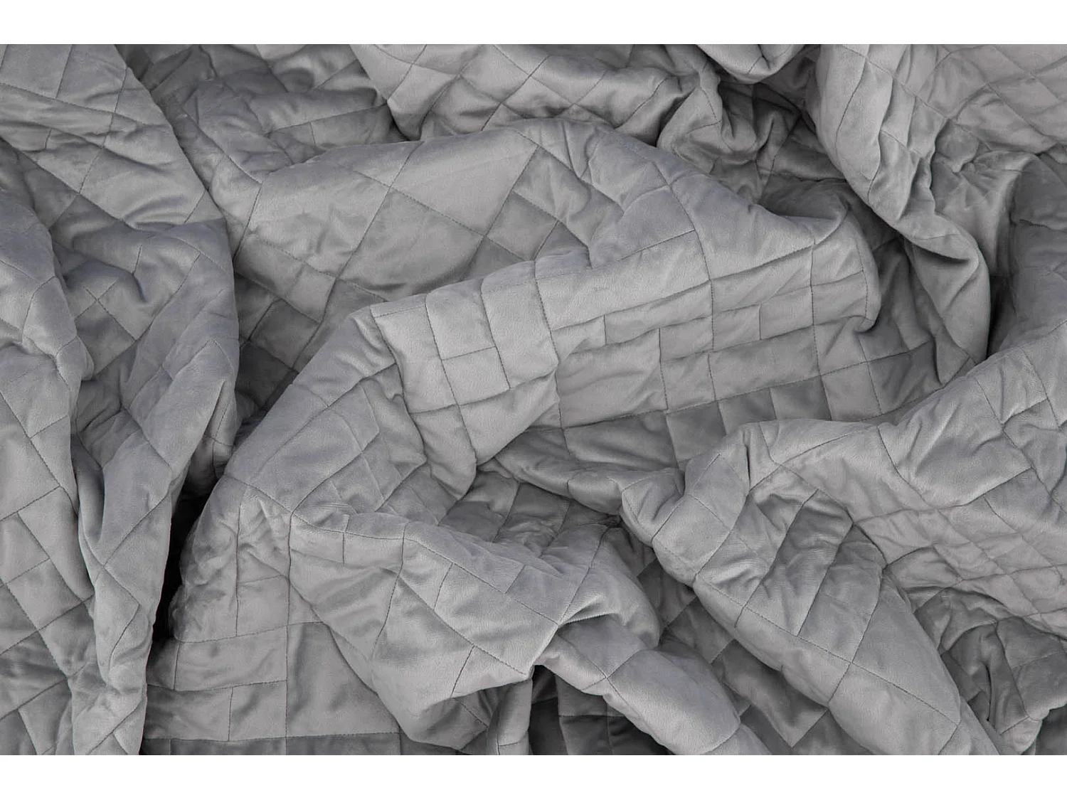 Jilly couvre-lit 260x260cm gris.