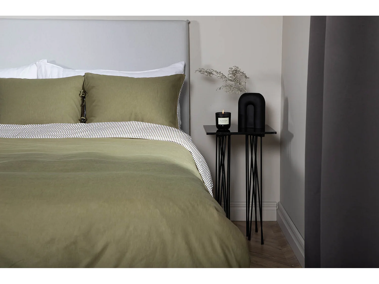 Jenna bedset 1 set 220x240cm groen.