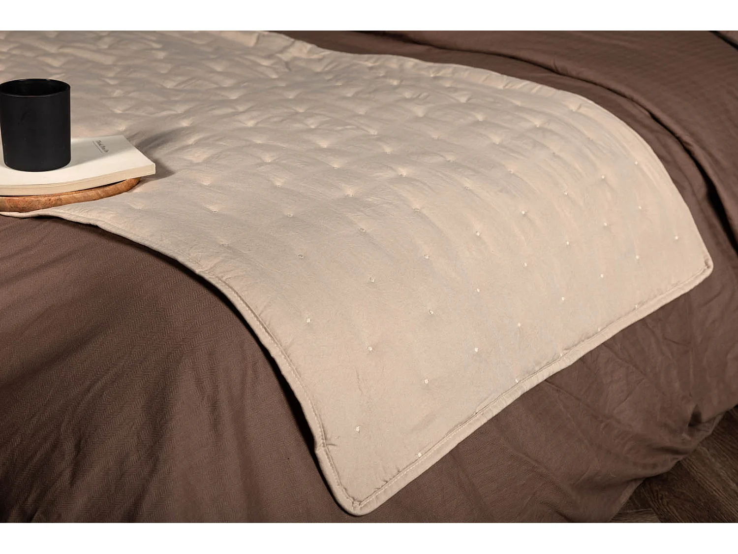 Sally sprei 80x180cm beige.