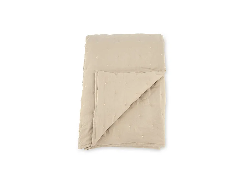 Sally couvre-lit 260x260cm beige.