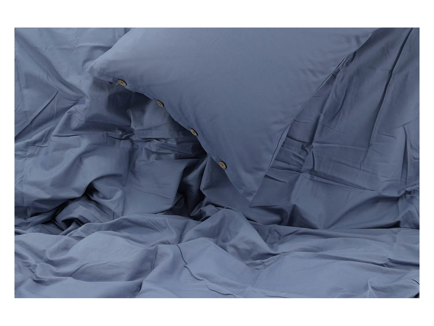 Joar parure de lit 1 ensembles 200x150cm bleu.