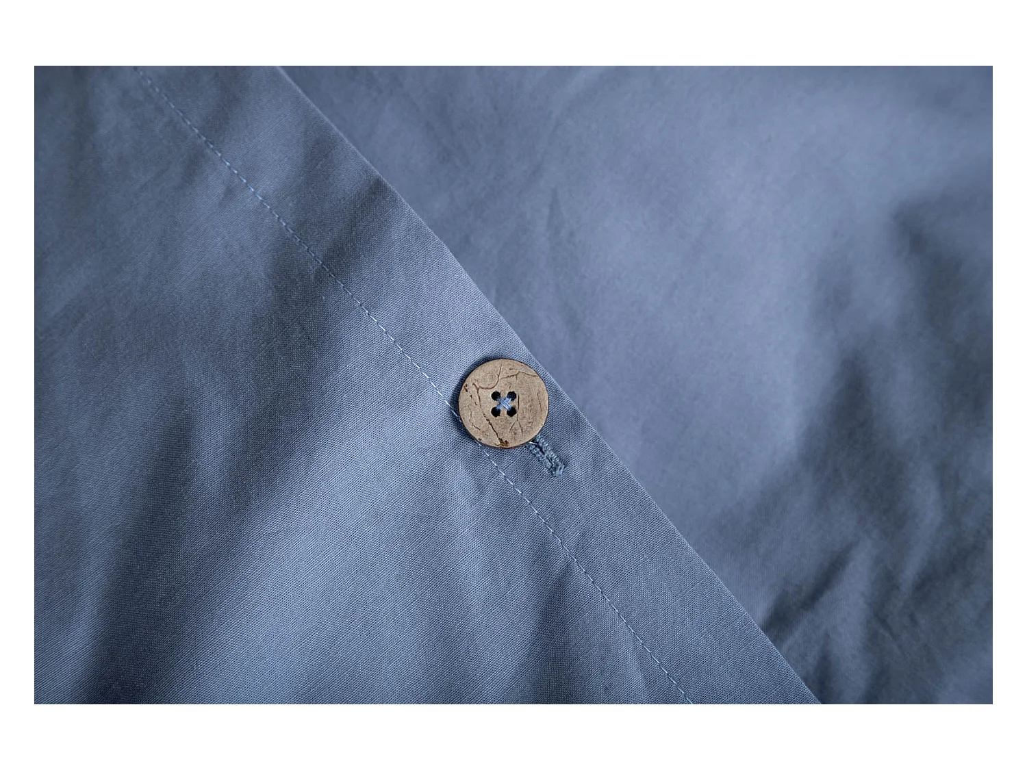 Joar parure de lit 1 ensembles 200x150cm bleu.
