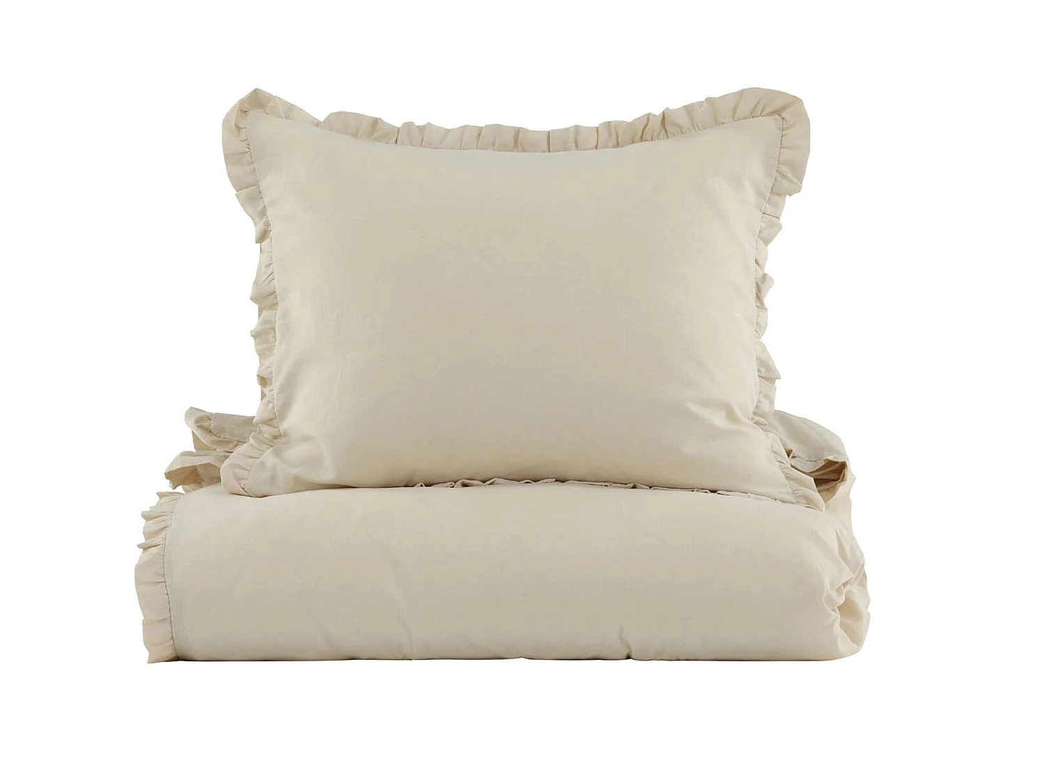 Lias parure de lit 1 ensembles 200x150cm beige.