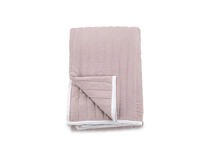 Juni sprei 180x260cm oudroze, wit.