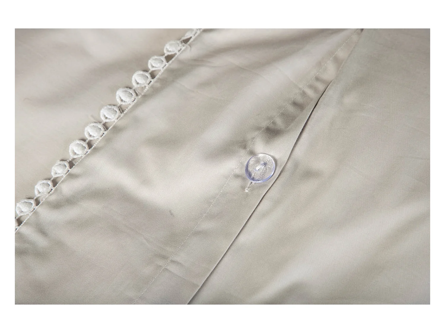 Livia bedset 1 set 200x150cm grijs, offwhite.