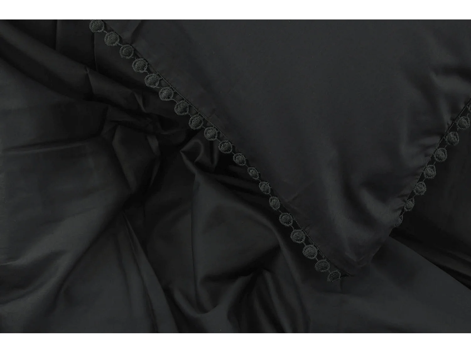 Livia parure de lit 1 ensembles 200x150cm anthracite.