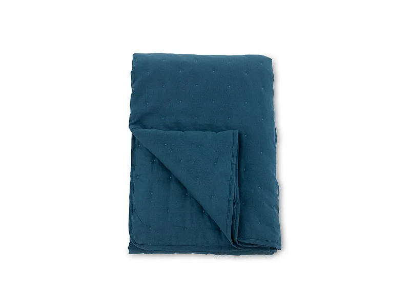 Sally Tagesdecke 80x260cm blau.