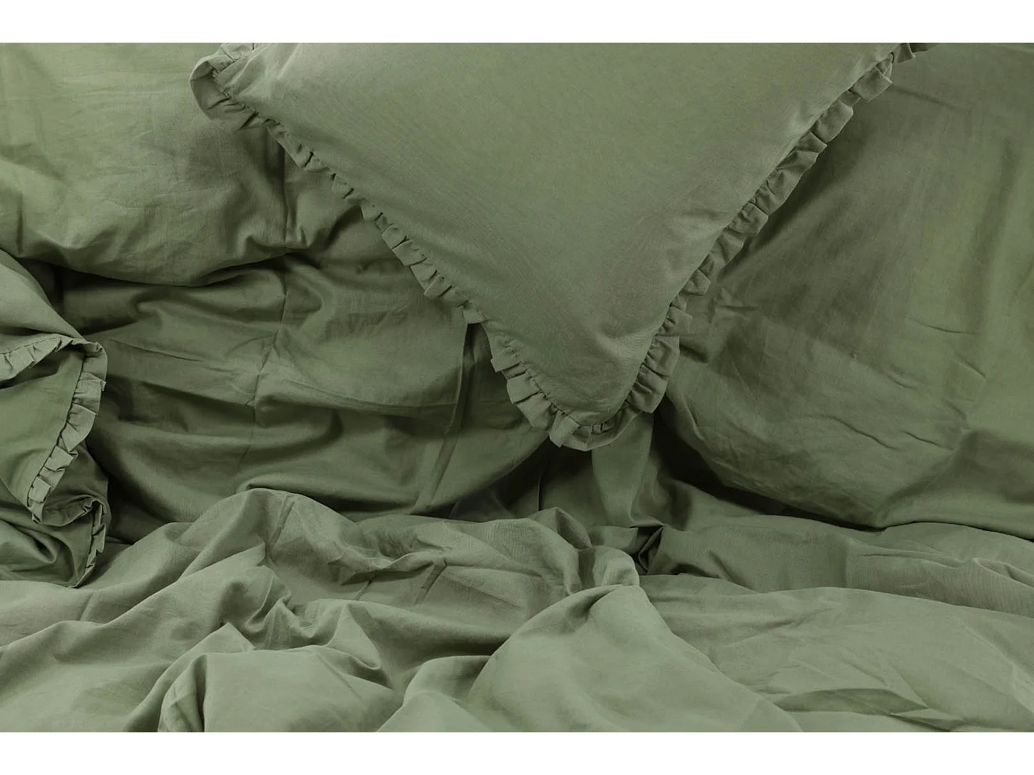 Lias parure de lit 1 ensembles 200x150cm vert.