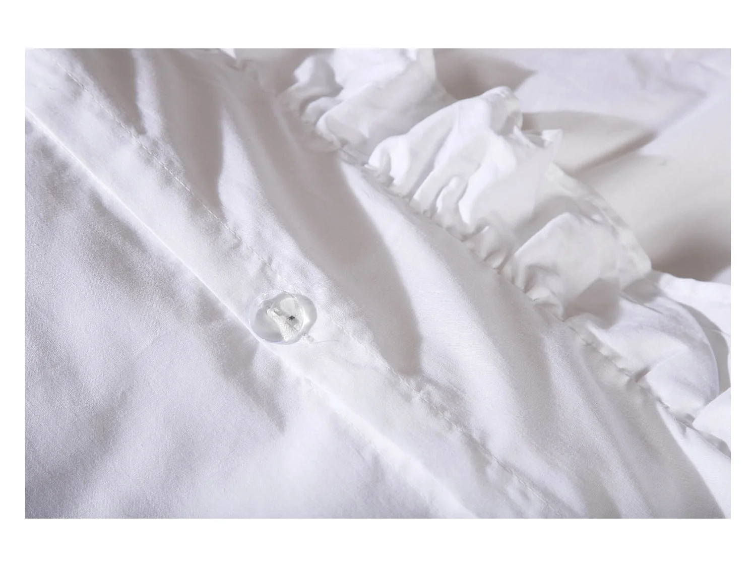 Levi Bettwäsche 1 Sätze 200x150cm weiß.