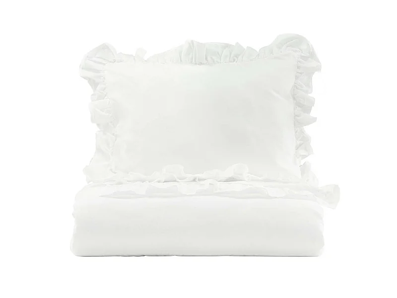 Levi parure de lit 1 ensembles 200x150cm blanc.