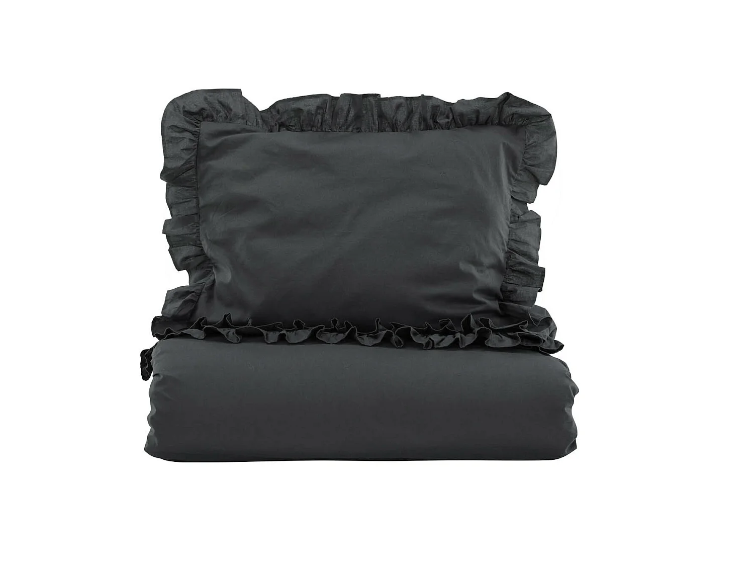 Levi parure de lit 1 ensembles 200x150cm anthracite.