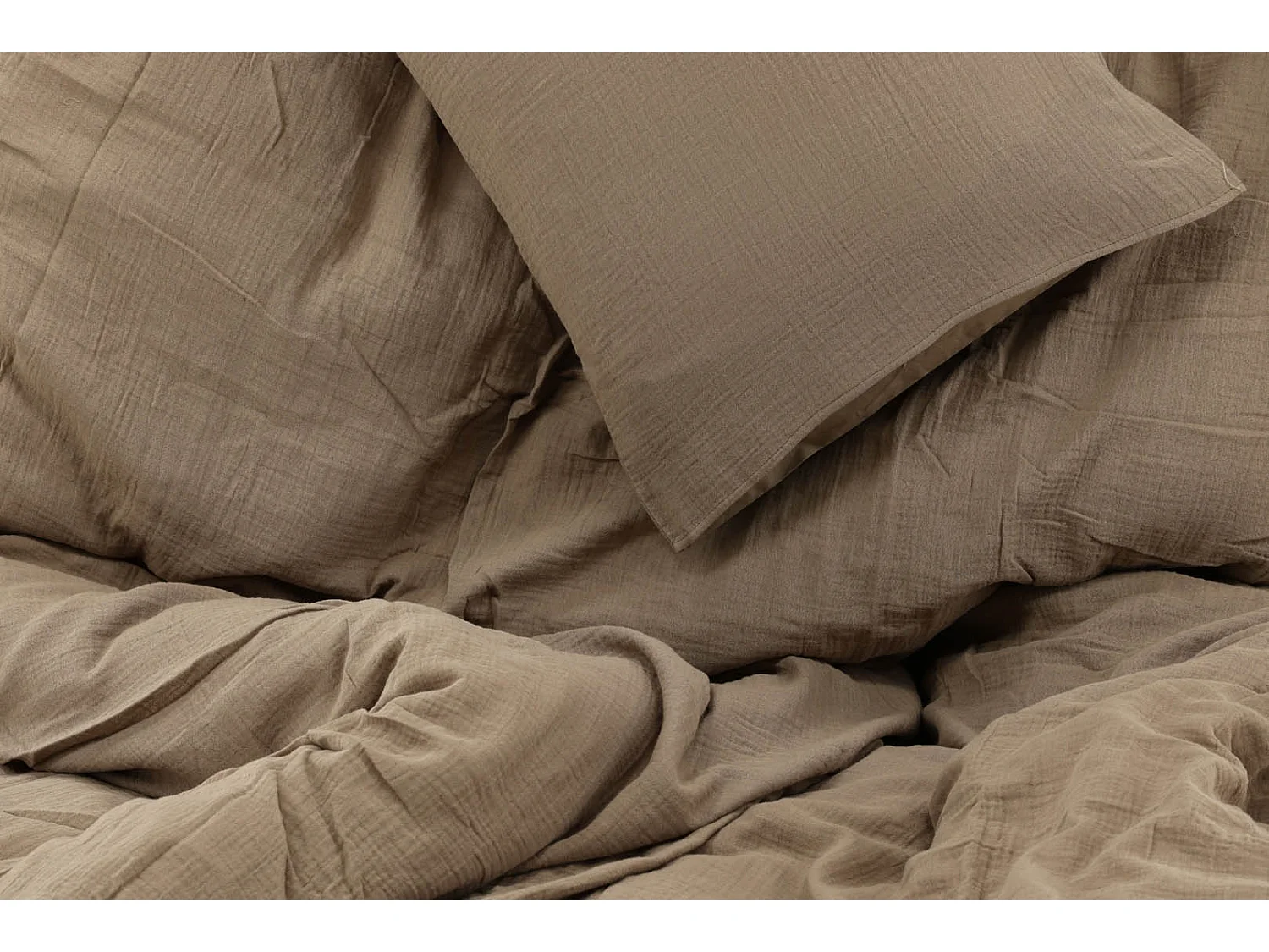 Mila bedset 1 set 200x150cm bruin.